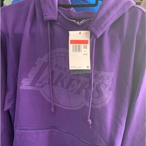 NBA Jordan Lakers 75th Anniversary Hoodie Large